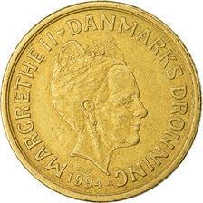 Coin, Denmark, Margrethe II, 10 Kroner, 1994, Copenhagen, EF(40-45)