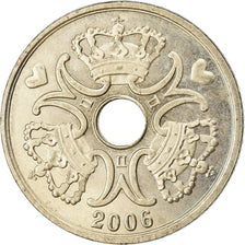 Coin, Denmark, Margrethe II, 5 Kroner, 2006, Brondby, AU(50-53), Copper-nickel