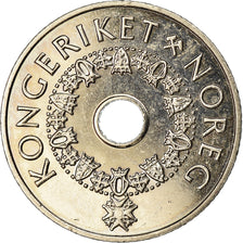 Coin, Norway, Harald V, 5 Kroner, 2009, AU(50-53), Copper-nickel, KM:463