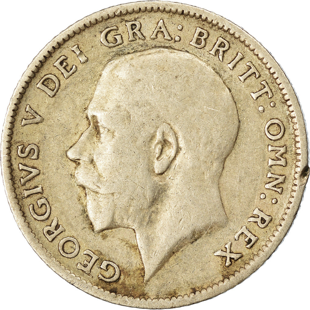 Coin, Great Britain, George V, 6 Pence, 1915, VF(30-35), Silver, KM:815
