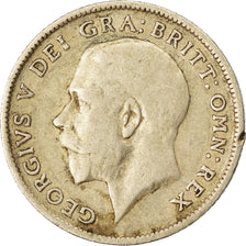 Coin, Great Britain, George V, 6 Pence, 1915, VF(30-35), Silver, KM:815