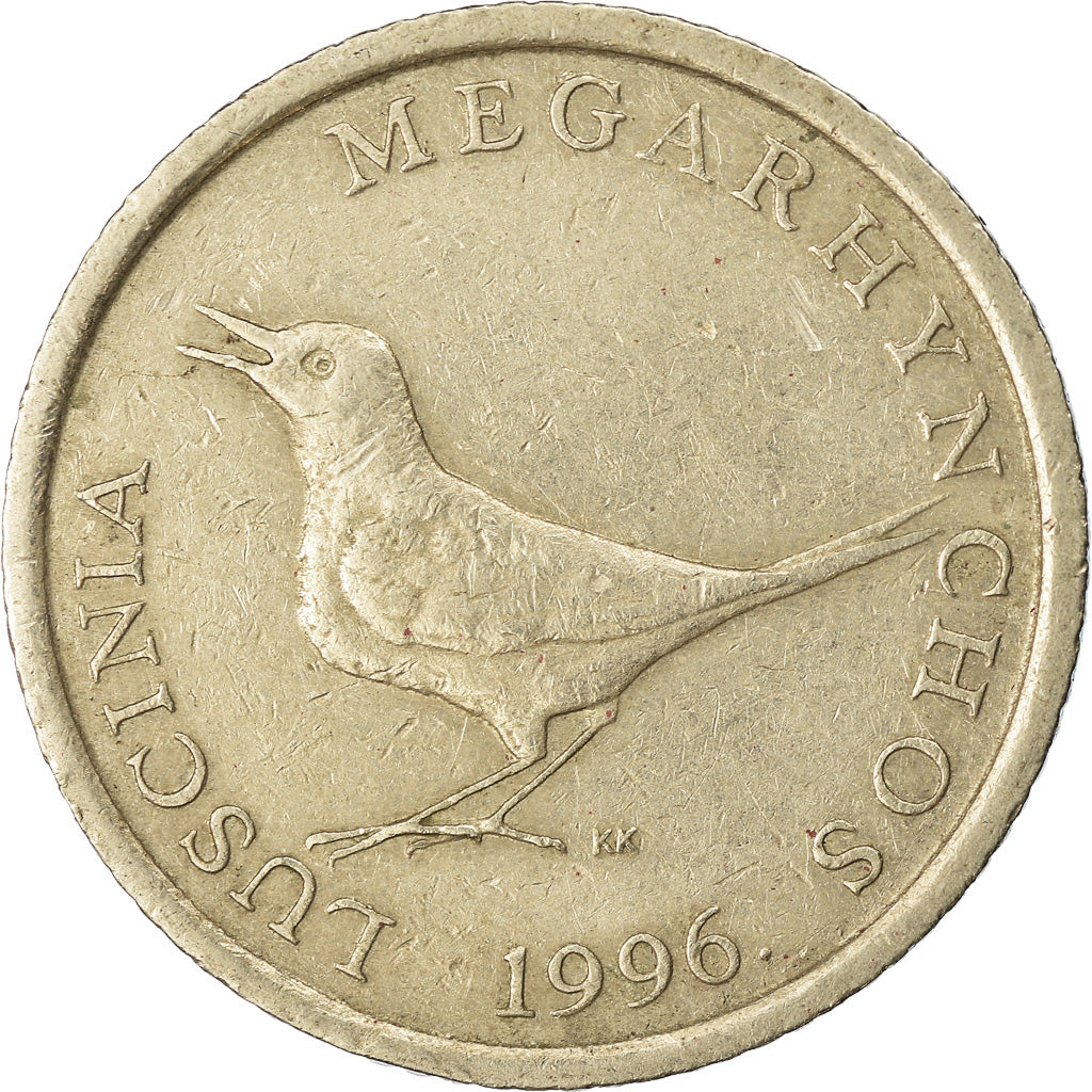 Coin, Croatia, Kuna, 1996, VF(30-35), Copper-Nickel-Zinc, KM:20.2
