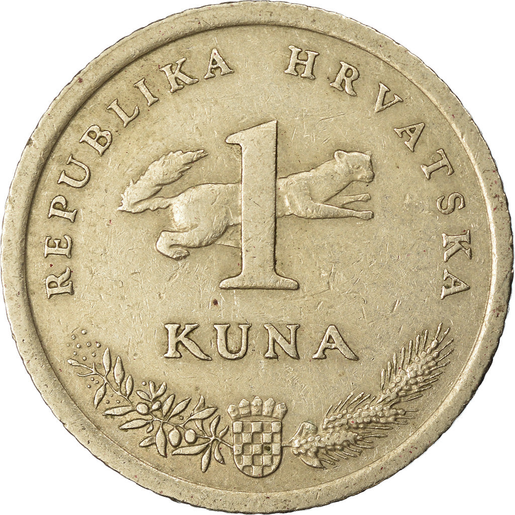 Coin, Croatia, Kuna, 1996, VF(30-35), Copper-Nickel-Zinc, KM:20.2