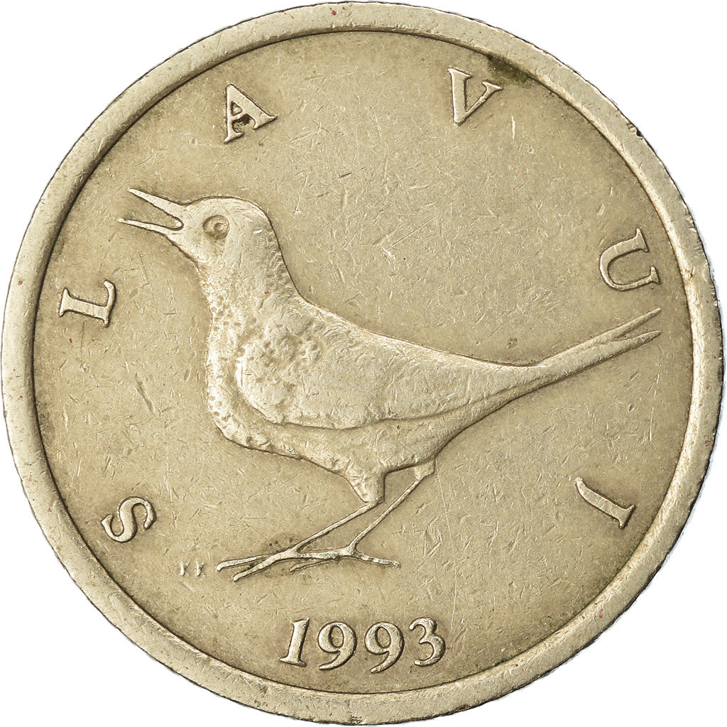 Münze, Kroatien, Kuna, 1993, S+, Copper-Nickel-Zinc, KM:9.1