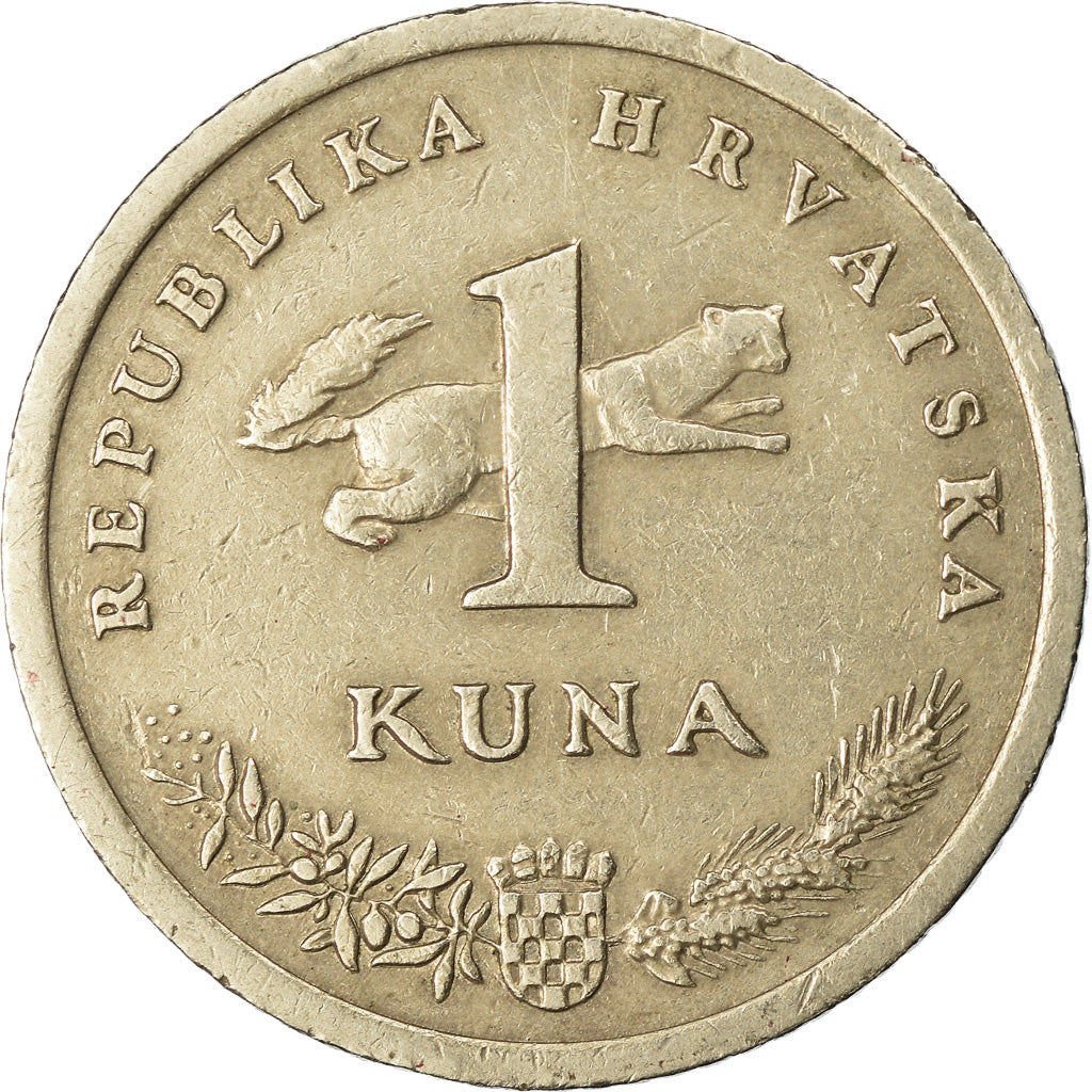 Münze, Kroatien, Kuna, 1993, S+, Copper-Nickel-Zinc, KM:9.1