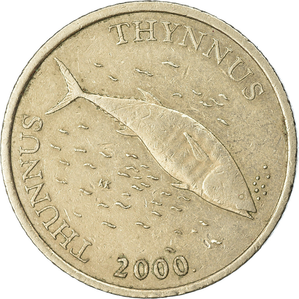 Münze, Kroatien, 2 Kune, 2000, SS, Copper-Nickel-Zinc, KM:21