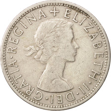 Coin, Great Britain, Elizabeth II, 1/2 Crown, 1956, EF(40-45), Copper-nickel