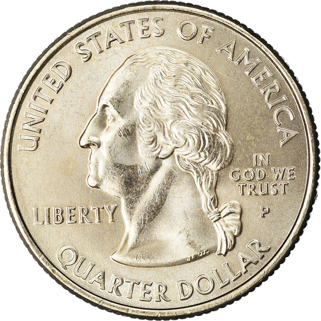 Moeda, Estados Unidos da América, Mississippi, Quarter, 2002, U.S. Mint