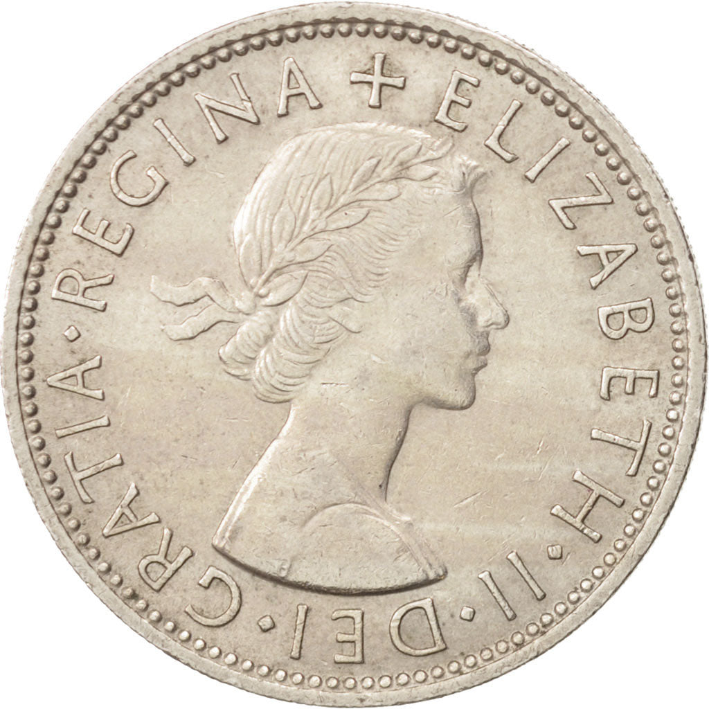 Great Britain, Elizabeth II, Florin, Two Shillings, 1964, EF(40-45), KM 906