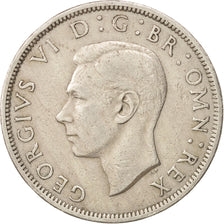 Great Britain, George VI, 1/2 Crown, 1949, EF(40-45), Copper-nickel, KM:879