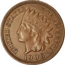 Coin, United States, Indian Head Cent, Cent, 1906, U.S. Mint, Philadelphia