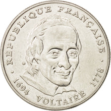 France, Voltaire, 5 Francs, 1994, Paris, AU(50-53), Nickel, KM:1063, Gadoury:775