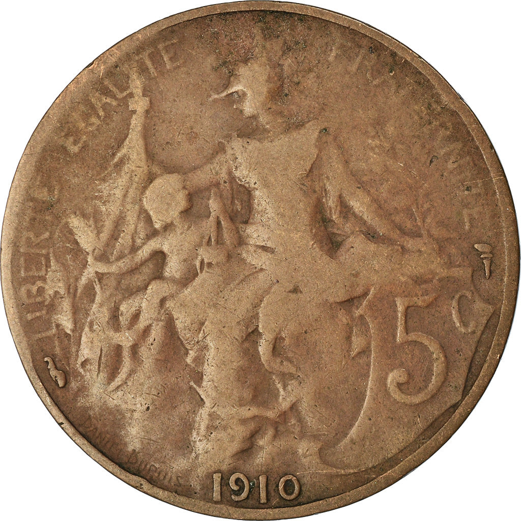 Münze, Frankreich, Dupuis, 5 Centimes, 1910, Paris, SGE+, Bronze, KM:842