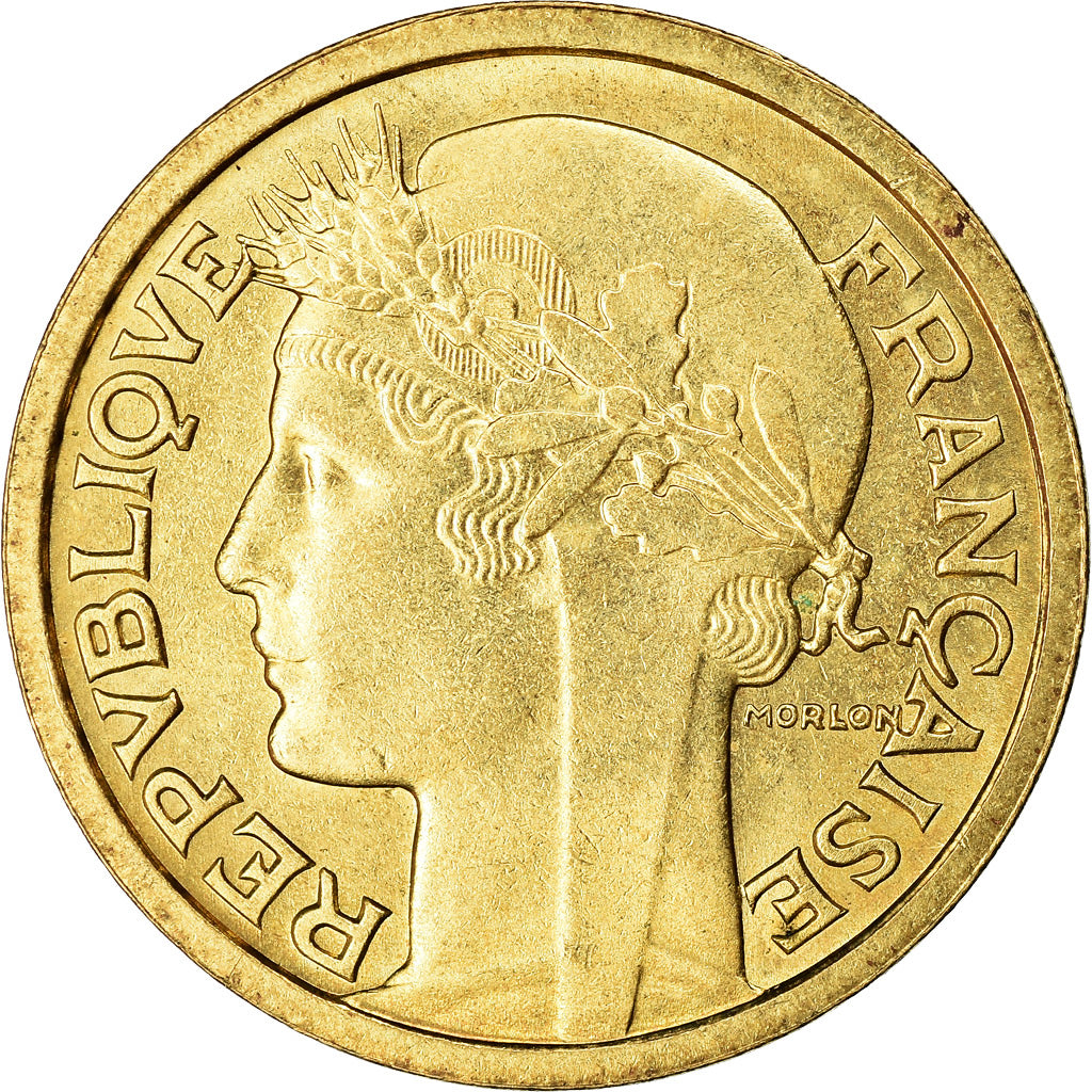 Coin, France, Morlon, Franc, 1939, Paris, MS(60-62), Aluminum-Bronze, KM:885