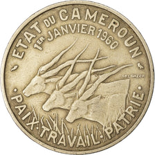 Coin, Cameroon, 50 Francs, 1960, Paris, VF(30-35), Copper-nickel, KM:13