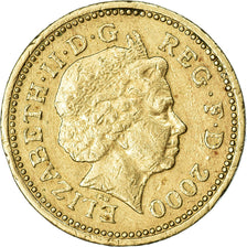 Coin, Great Britain, Elizabeth II, Pound, 2000, British Royal Mint, EF(40-45)