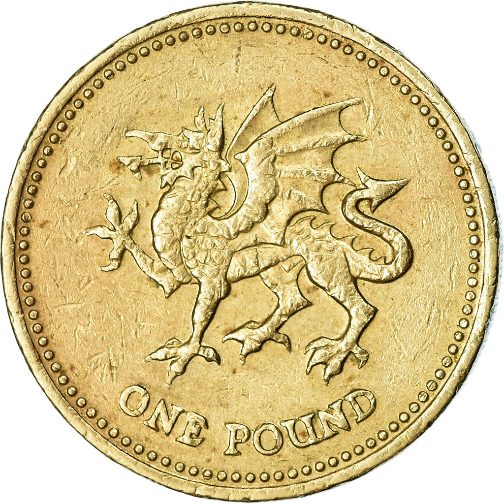 Coin, Great Britain, Elizabeth II, Pound, 2000, British Royal Mint, EF(40-45)