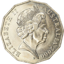 Coin, Australia, Elizabeth II, 50 Cents, 2000, Royal Australian Mint, AU(50-53)