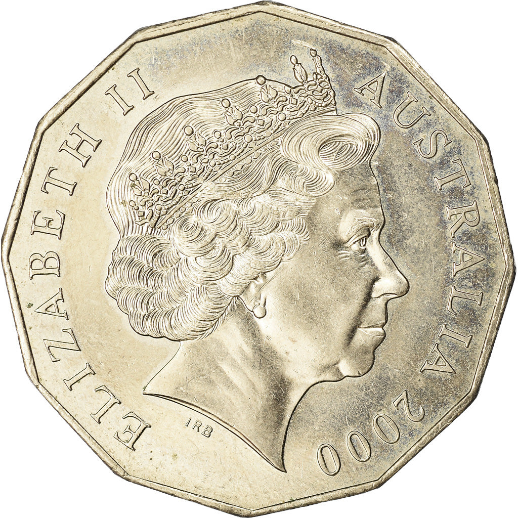 Coin, Australia, Elizabeth II, 50 Cents, 2000, Royal Australian Mint, EF(40-45)