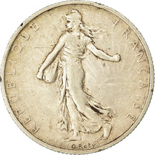 Coin, France, Semeuse, 2 Francs, 1910, Paris, VF(20-25), Silver, KM:845.1