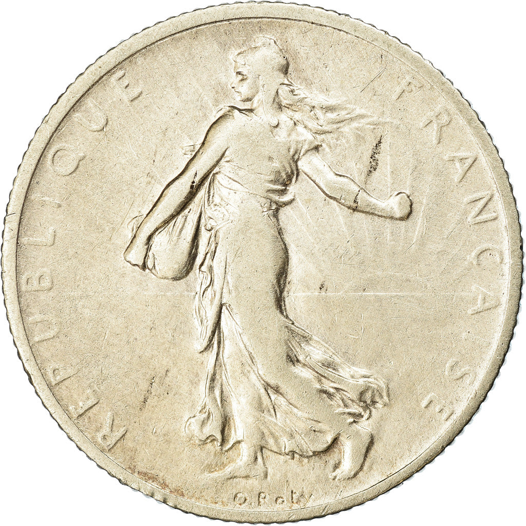 Coin, France, Semeuse, 2 Francs, 1914, Paris, VF(30-35), Silver, KM:845.1