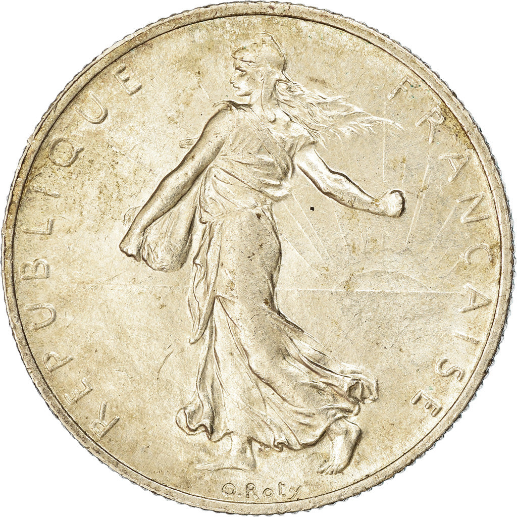 Coin, France, Semeuse, 2 Francs, 1920, Paris, EF(40-45), Silver, KM:845.1