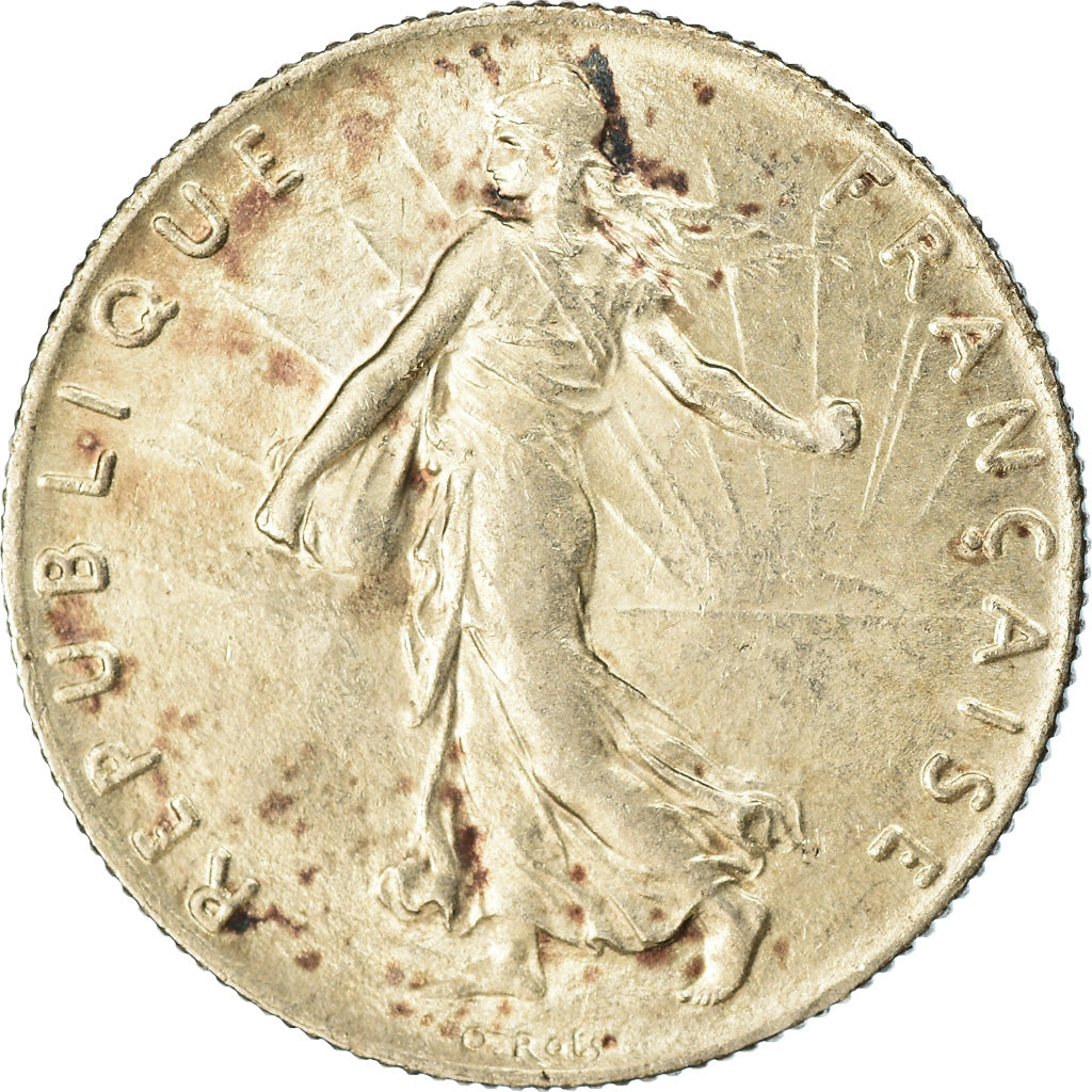 Coin, France, Semeuse, 50 Centimes, 1900, Paris, AU(55-58), Silver, KM:854