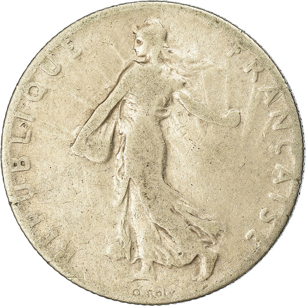 Coin, France, Semeuse, 50 Centimes, 1905, Paris, VF(20-25), Silver, KM:854