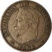 Monnaie, France, Napoleon III, Napoléon III, Centime, 1862, Paris, TTB, Bronze
