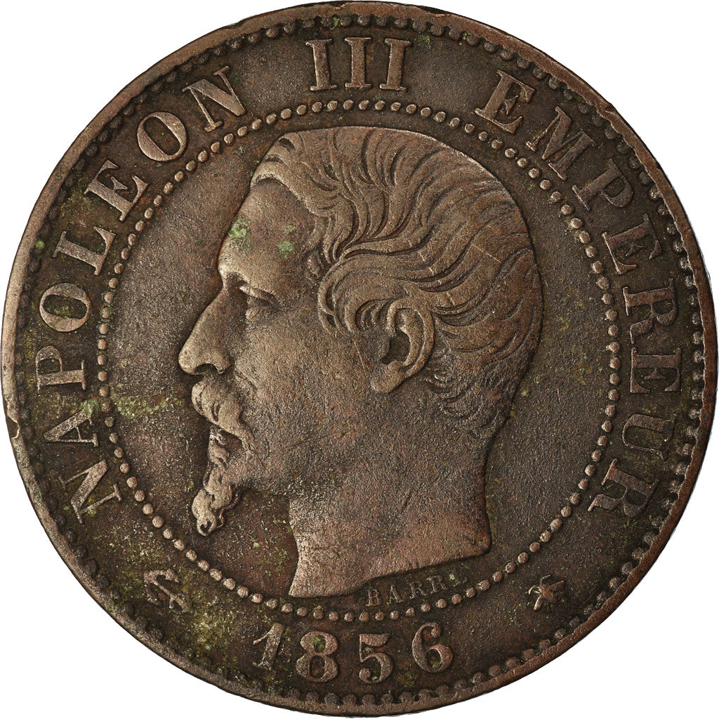 Moneta, Francia, Napoleon III, Napoléon III, 5 Centimes, 1856, Strasbourg, BB