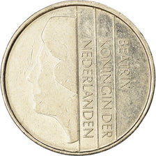 Coin, Netherlands, Beatrix, Gulden, 1985, EF(40-45), Nickel, KM:205