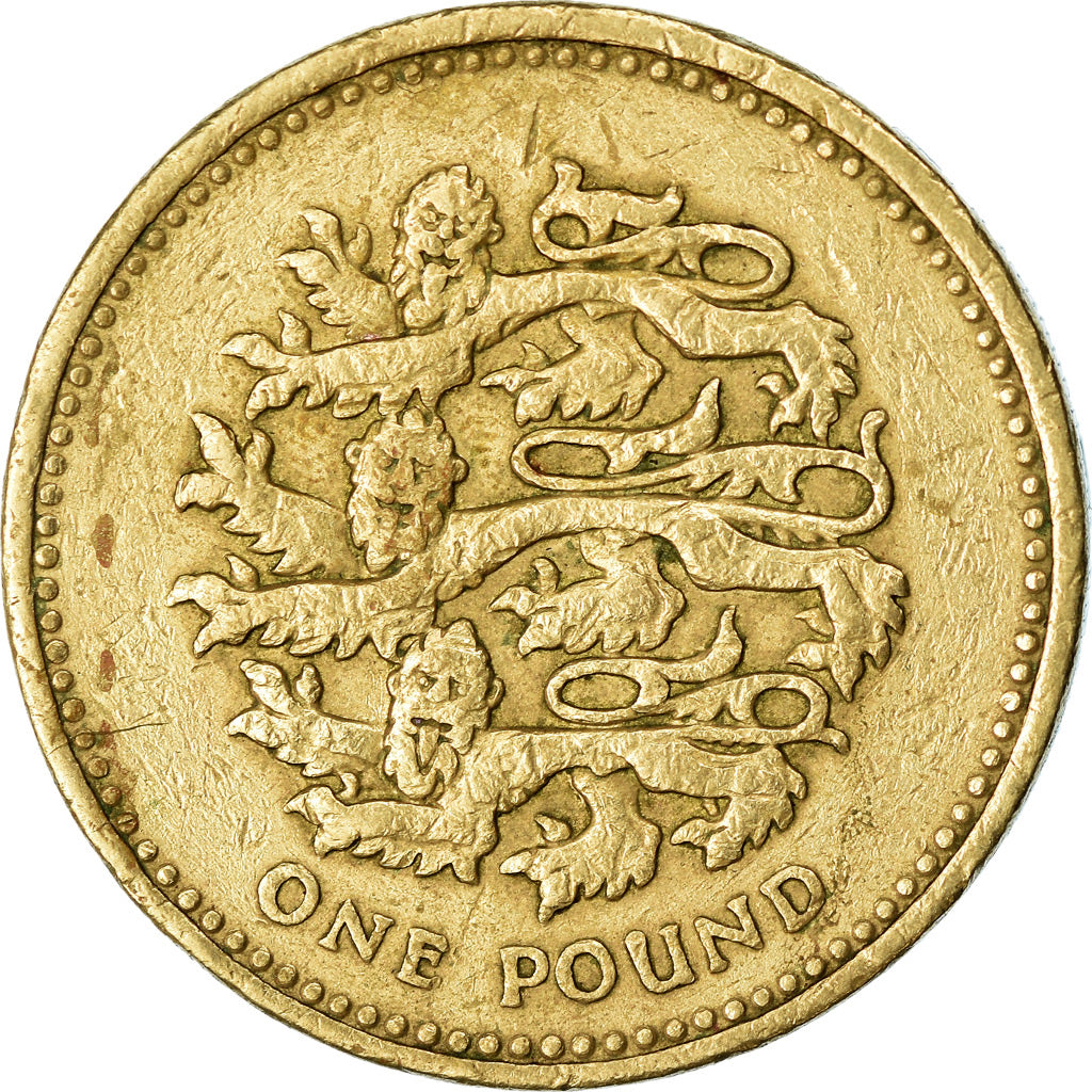 Coin, Great Britain, Elizabeth II, Pound, 1997, VF(30-35), Nickel-brass, KM:975