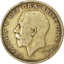 Coin, Great Britain, George V, 1/2 Crown, 1920, VF(20-25), Silver, KM:818.1a