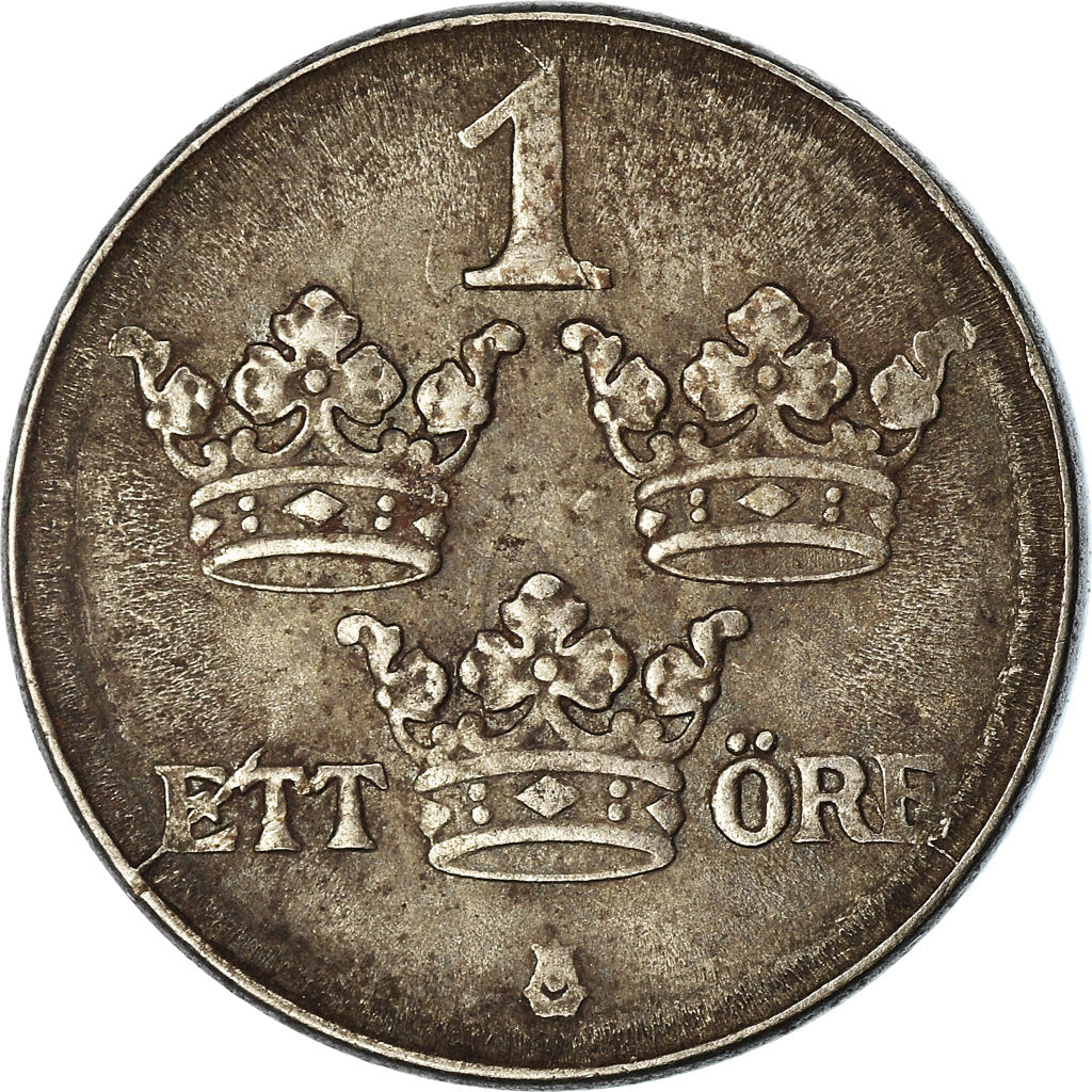 Coin, Sweden, Gustaf V, Ore, 1947, VF(30-35), Iron, KM:810