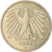 Munten, Federale Duitse Republiek, 5 Mark, 1994, Munich, ZF, Copper-Nickel Clad
