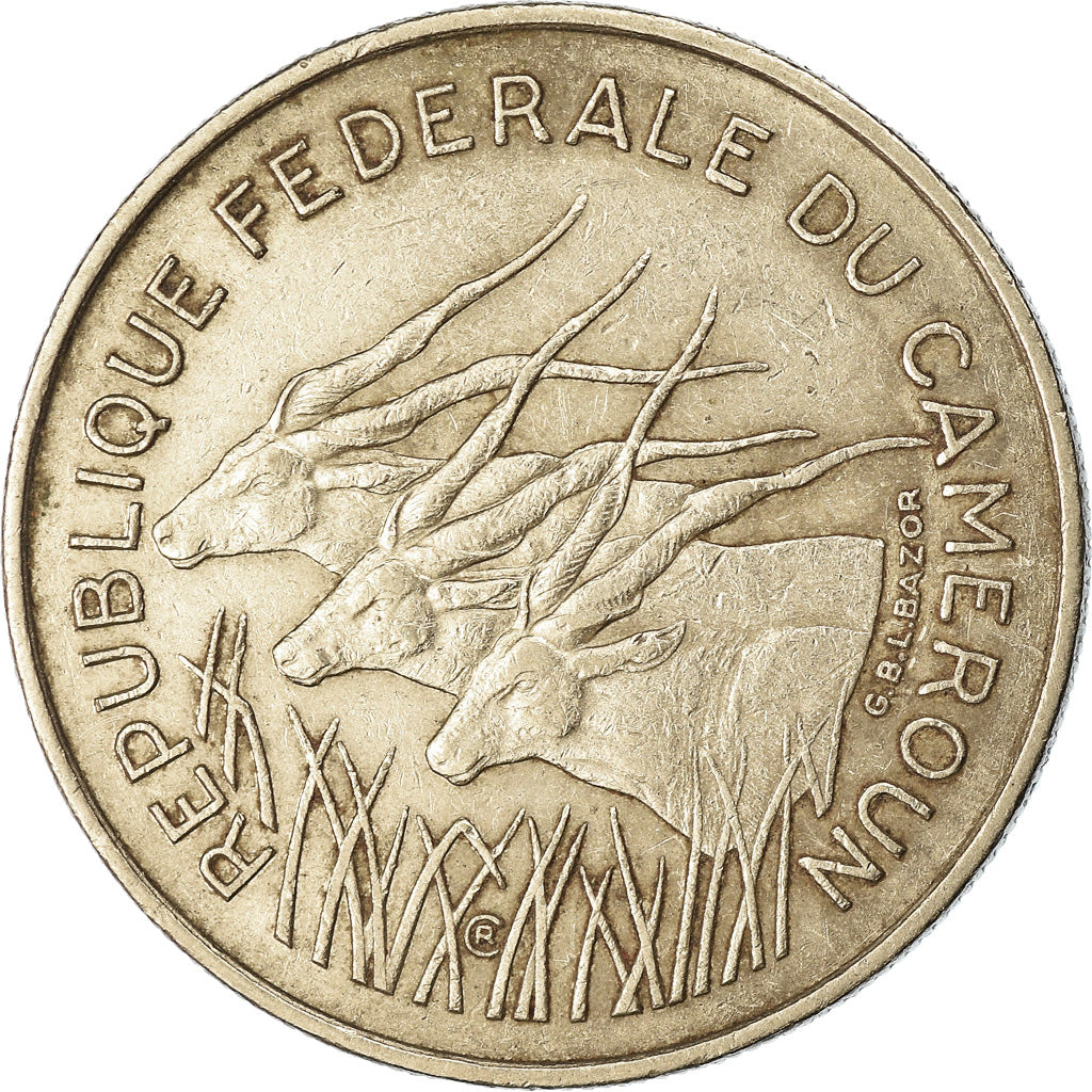 Coin, Cameroon, 100 Francs, 1971, Paris, EF(40-45), Nickel, KM:15