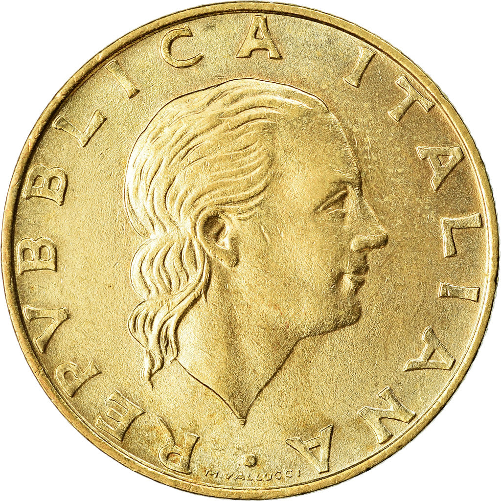 Coin, Italy, 200 Lire, 1994, Rome, AU(50-53), Aluminum-Bronze, KM:218