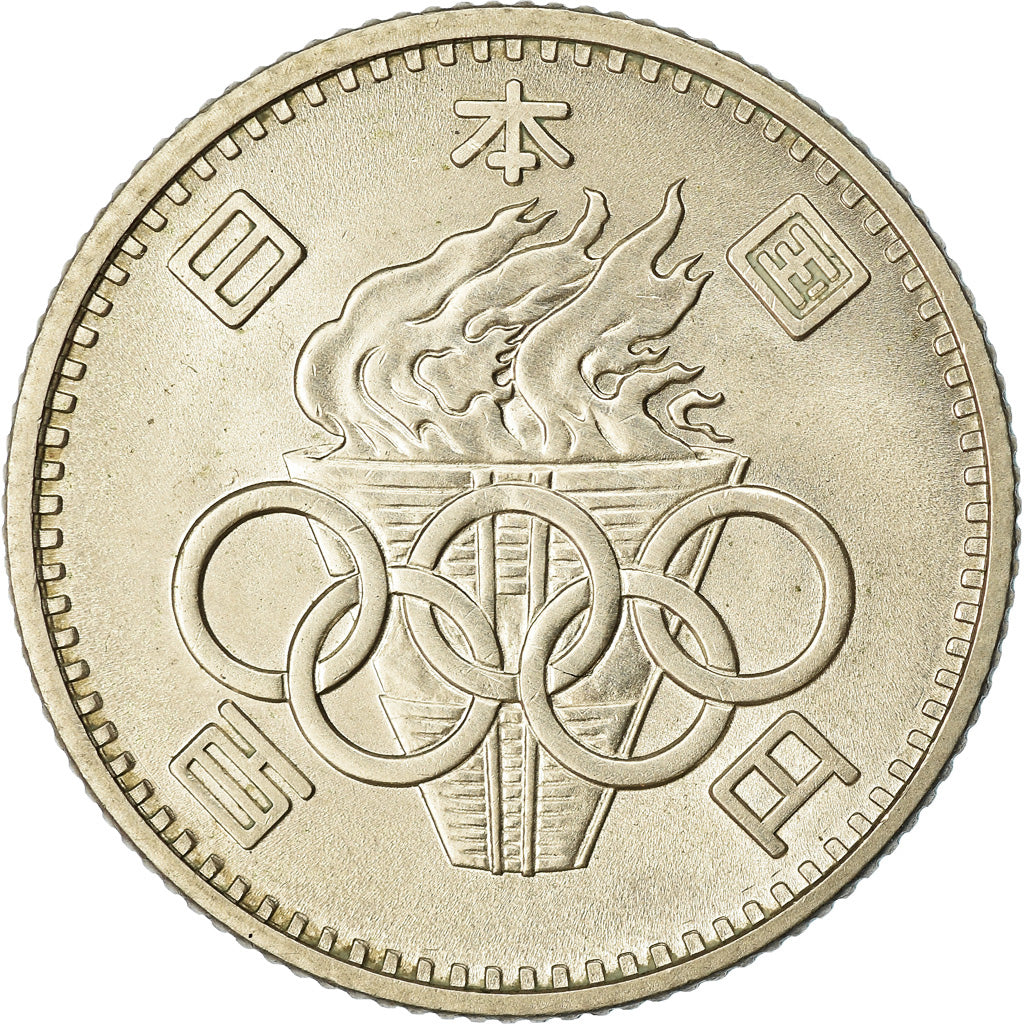 Coin, Japan, Hirohito, 100 Yen, 1964, AU(55-58), Silver, KM:79