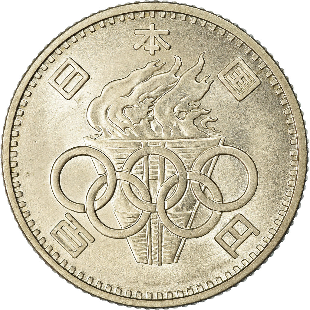 Coin, Japan, Hirohito, 100 Yen, 1964, AU(50-53), Silver, KM:79