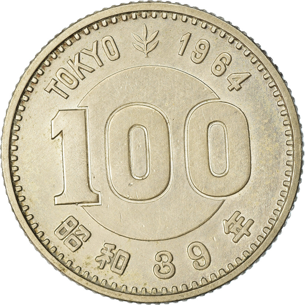 Coin, Japan, Hirohito, 100 Yen, 1964, EF(40-45), Silver, KM:79