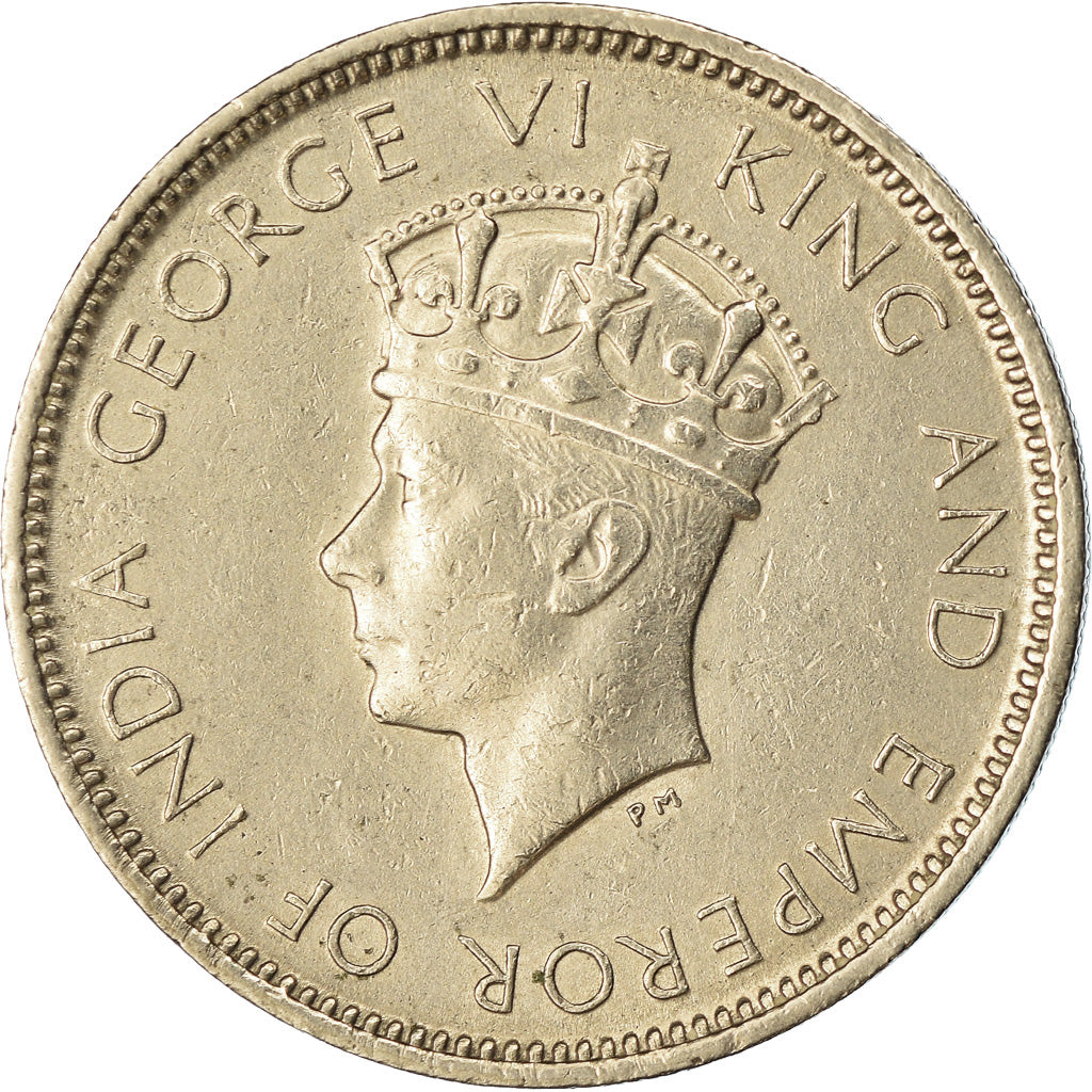 Munten, Hong Kong, George VI, 10 Cents, 1937, ZF, Nickel, KM:21