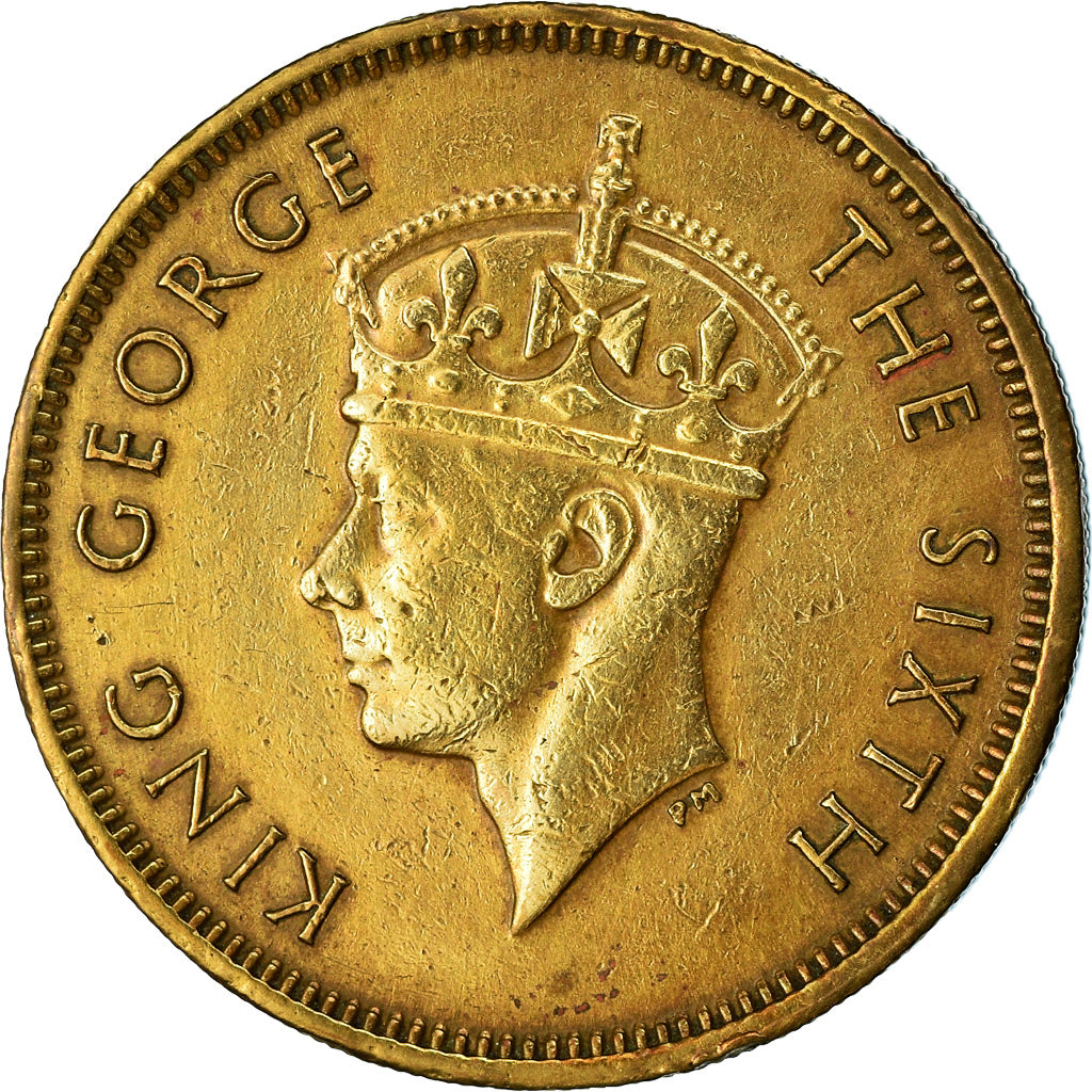 Münze, Hong Kong, George VI, 10 Cents, 1948, SS, Nickel-brass, KM:25