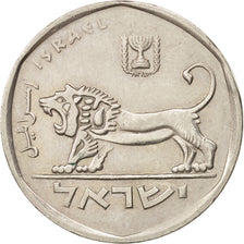 Israel, 5 Lirot, 1980, Berne, AU(50-53), Nickel, KM:102