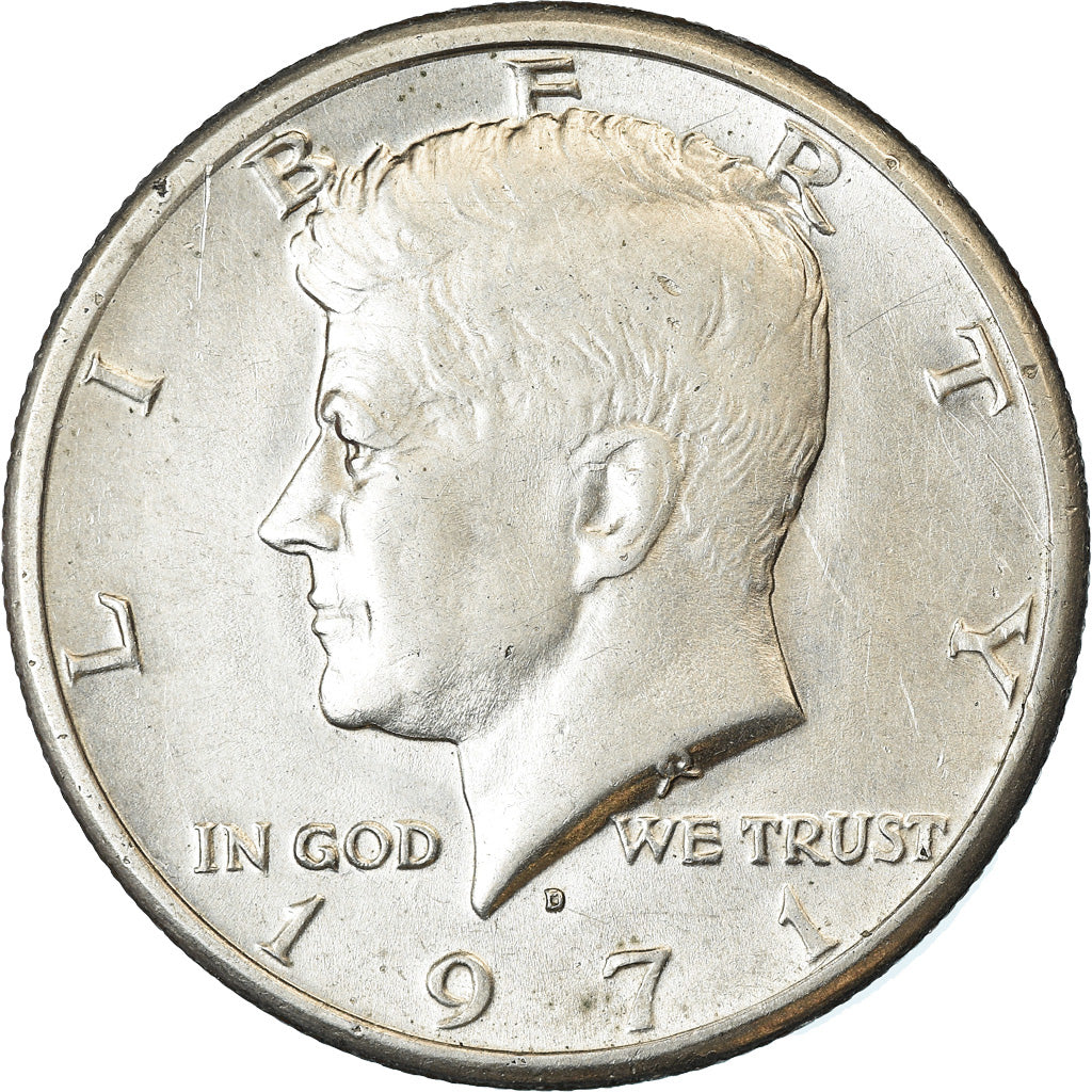 Moneta, Stati Uniti, Kennedy Half Dollar, Half Dollar, 1971, U.S. Mint, Denver