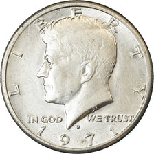 Monnaie, États-Unis, Kennedy Half Dollar, Half Dollar, 1971, U.S. Mint, Denver