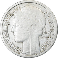 Coin, France, Morlon, 2 Francs, 1945, Beaumont - Le Roger, VF(30-35), Aluminum