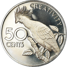 Coin, Guyana, 50 Cents, 1978, Franklin Mint, BE, MS(65-70), Copper-nickel, KM:41