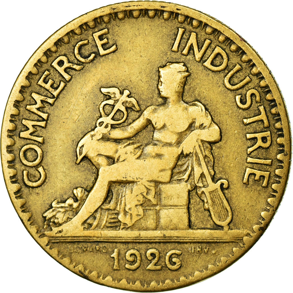 Munten, Frankrijk, Chambre de commerce, 2 Francs, 1926, Paris, FR+