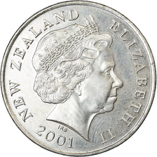 Monnaie, Nouvelle-Zélande, Elizabeth II, 50 Cents, 2001, TTB, Copper-nickel