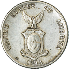 Coin, Philippines, 10 Centavos, 1944, EF(40-45), Silver, KM:181
